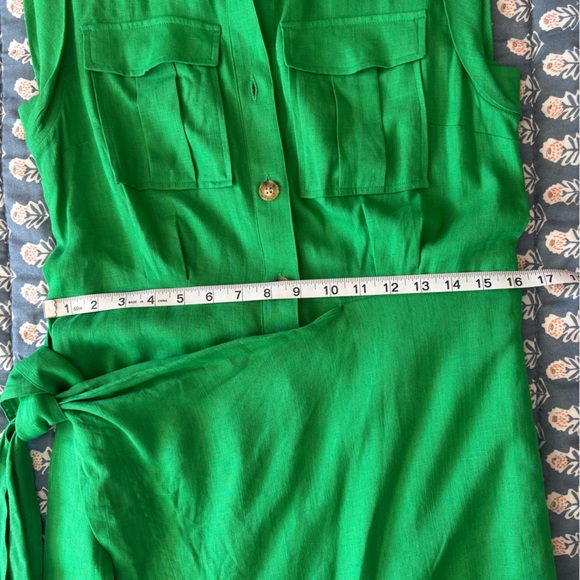 🟢 NWT Derek Lam 10 Crosby Giselle Mini Tie Front Cargo Dress – Size 8  Sold Out - Picture 10 of 10